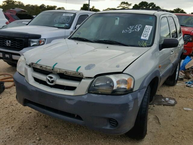 4F2YZ02Z95KM01711 - 2005 MAZDA TRIBUTE I BEIGE photo 2