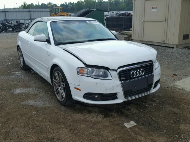 WAUAF48H89K011024 - 2009 AUDI A4 2.0T CA WHITE photo 1