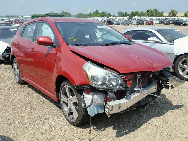 5Y2SR67019Z465631 - 2009 PONTIAC VIBE GT RED photo 1