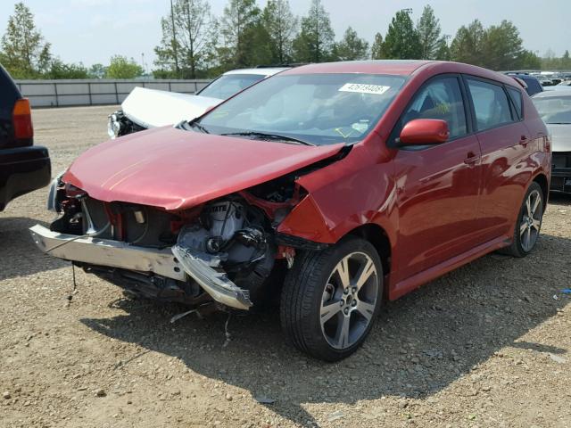 5Y2SR67019Z465631 - 2009 PONTIAC VIBE GT RED photo 2