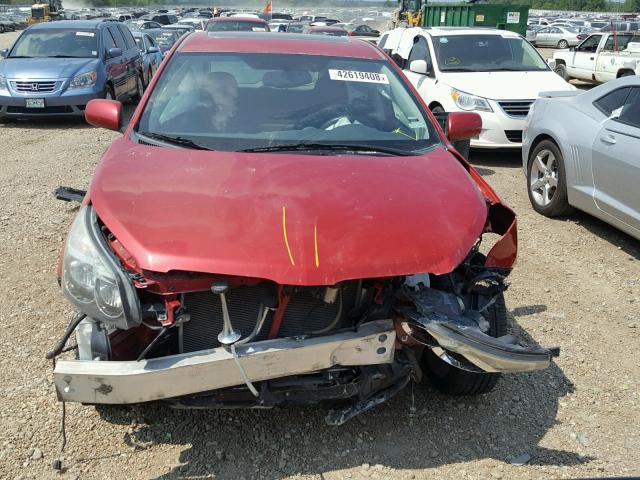 5Y2SR67019Z465631 - 2009 PONTIAC VIBE GT RED photo 7