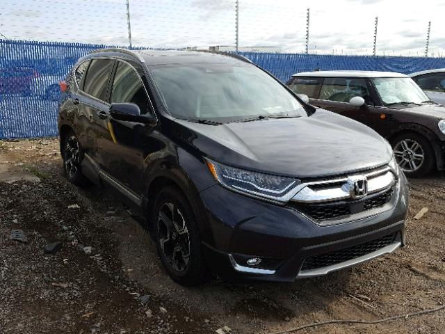 2HKRW2H96JH102315 - 2018 HONDA CR-V TOURI GRAY photo 1