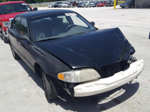 1YVGF22D625266051 - 2002 MAZDA 626 ES BLACK photo 1