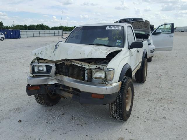 4TAPM62N3TZ198793 - 1996 TOYOTA TACOMA WHITE photo 2