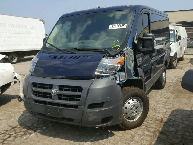 3C6TRVNG3HE512254 - 2017 RAM PROMASTER Mavi foto 2