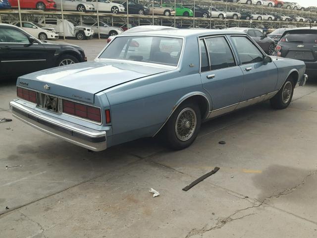 1G1BN51H1HX162081 - 1987 CHEVROLET CAPRICE CL 蓝色 照片 4