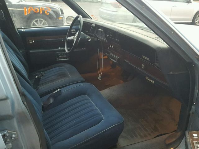 1G1BN51H1HX162081 - 1987 CHEVROLET CAPRICE CL 蓝色 照片 5