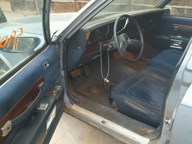 1G1BN51H1HX162081 - 1987 CHEVROLET CAPRICE CL 蓝色 照片 9