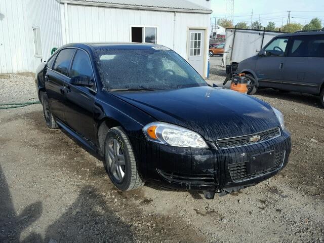 2G1WB57K691289078 - 2009 CHEVROLET IMPALA LS BLACK photo 1