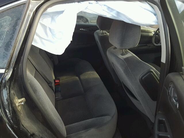 2G1WB57K691289078 - 2009 CHEVROLET IMPALA LS BLACK photo 6