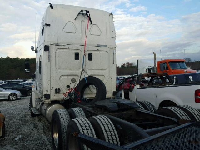 1FUJGLCK59LAA4224 - 2009 FREIGHTLINER CASCADIA 1 WHITE photo 3