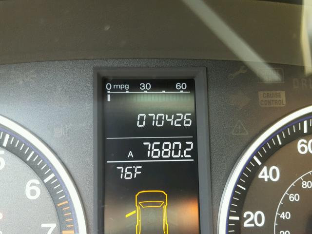 JHLRE48789C024398 - 2009 HONDA CR-V EXL 银色 照片 8