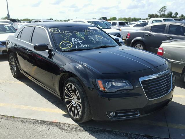 2C3CCABG7DH519427 - 2013 CHRYSLER 300 BLACK photo 1