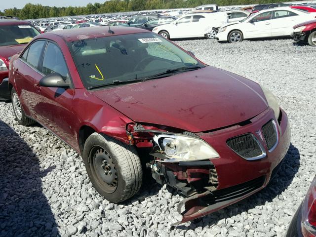 1G2ZF57B784157365 - 2008 PONTIAC G6 VALUE L RED photo 1