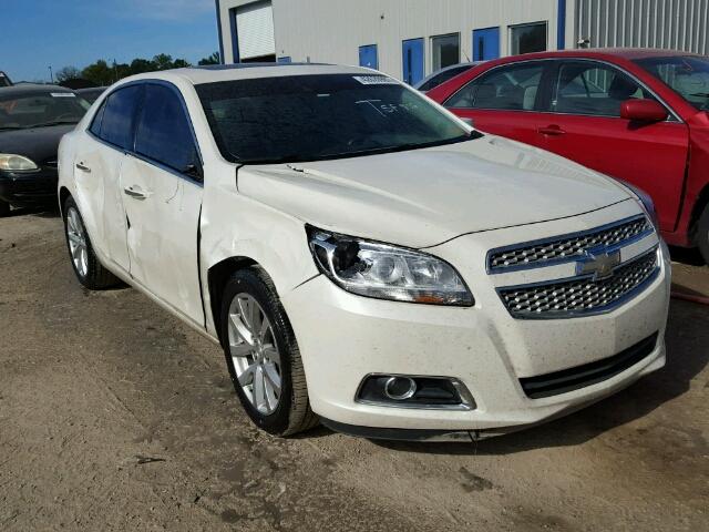 1G11H5SA1DU123152 - 2013 CHEVROLET MALIBU LTZ WHITE photo 1