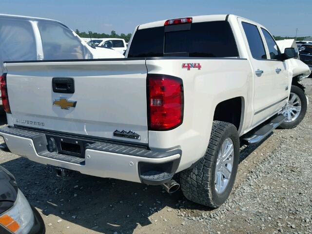 3GCUKTEC0EG414768 - 2014 CHEVROLET SILVERADO WHITE photo 4