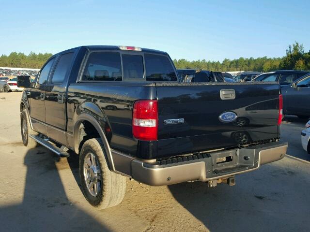 1FTPW14575KE80185 - 2005 FORD F150 SUPER BLACK photo 3