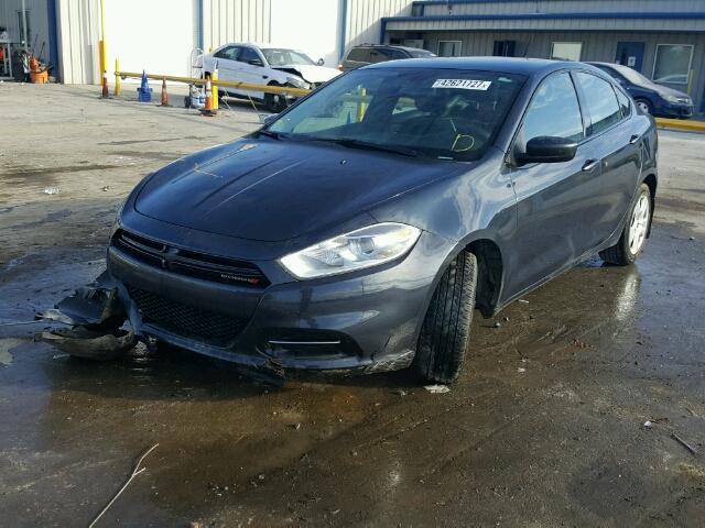 1C3CDFAA6ED768145 - 2014 DODGE DART GRAY photo 2