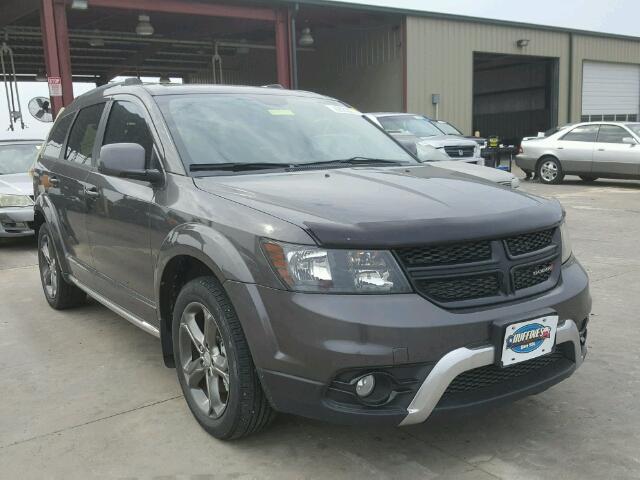 3C4PDCGB9GT138192 - 2016 DODGE JOURNEY CR GRAY photo 1