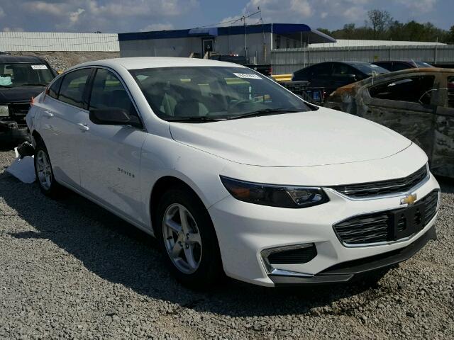 1G1ZB5ST3HF111360 - 2017 CHEVROLET MALIBU LS WHITE photo 1