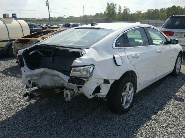 1G1ZB5ST3HF111360 - 2017 CHEVROLET MALIBU LS WHITE photo 4