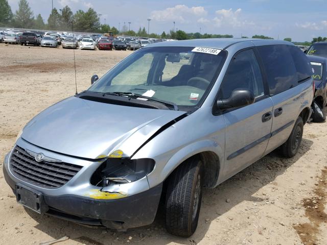 1C4GJ25332B741518 - 2002 CHRYSLER VOYAGER BLUE photo 9