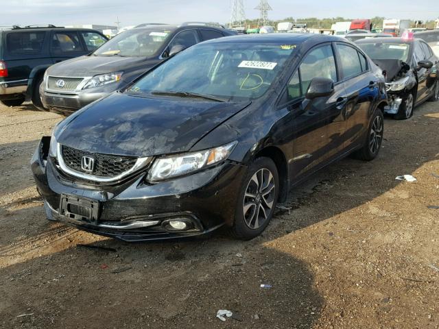 19XFB2F94DE088134 - 2013 HONDA CIVIC BLACK photo 2