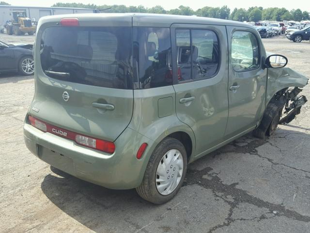 JN8AZ2KR0AT155234 - 2010 NISSAN CUBE BASE GREEN photo 4