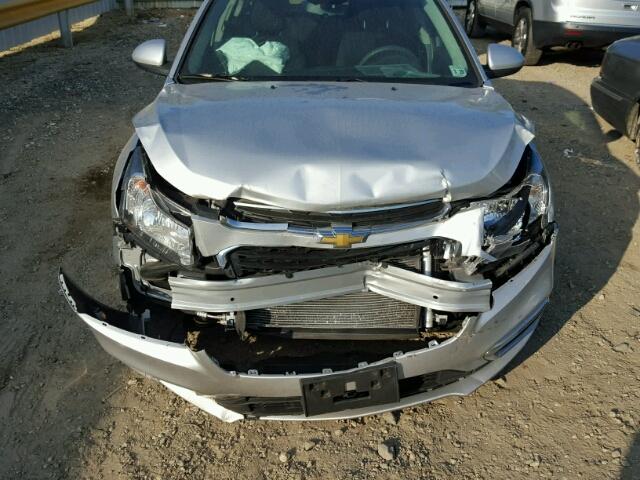 1G1PC5SB4F7193182 - 2015 CHEVROLET CRUZE SILVER photo 7