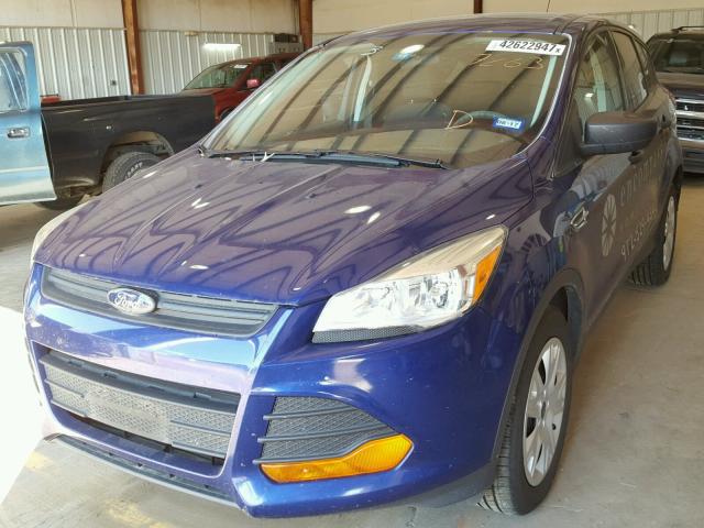 1FMCU0F76DUD57263 - 2013 FORD ESCAPE S BLUE photo 2