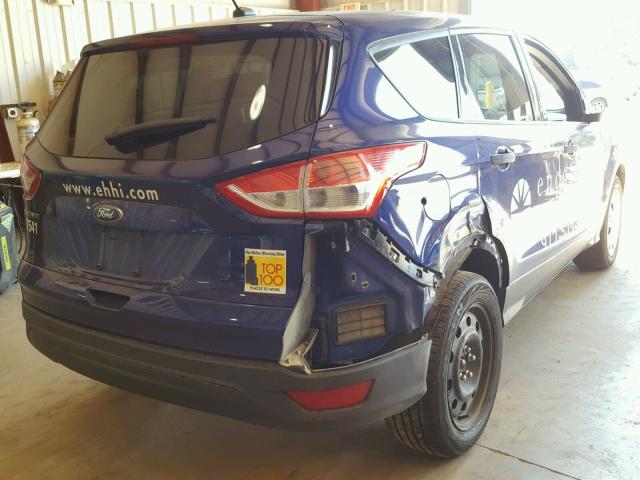 1FMCU0F76DUD57263 - 2013 FORD ESCAPE S BLUE photo 4