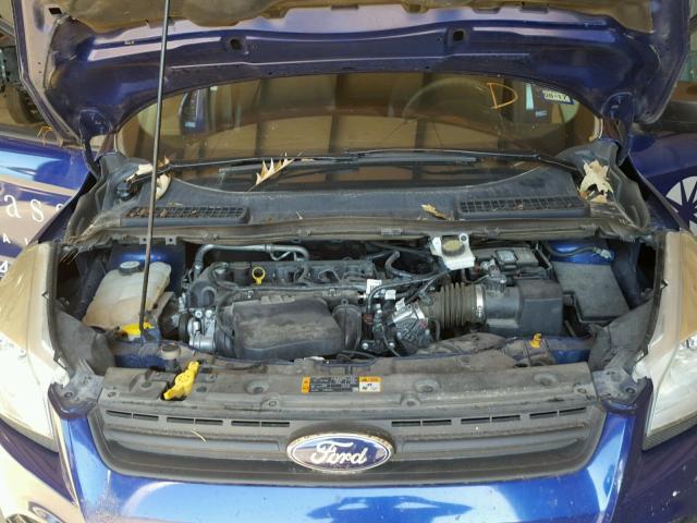 1FMCU0F76DUD57263 - 2013 FORD ESCAPE S BLUE photo 7