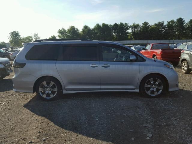 5TDXK3DC7DS284759 - 2013 TOYOTA SIENNA SPO SILVER photo 10