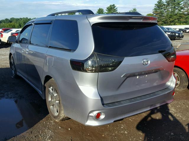 5TDXK3DC7DS284759 - 2013 TOYOTA SIENNA SPO SILVER photo 3