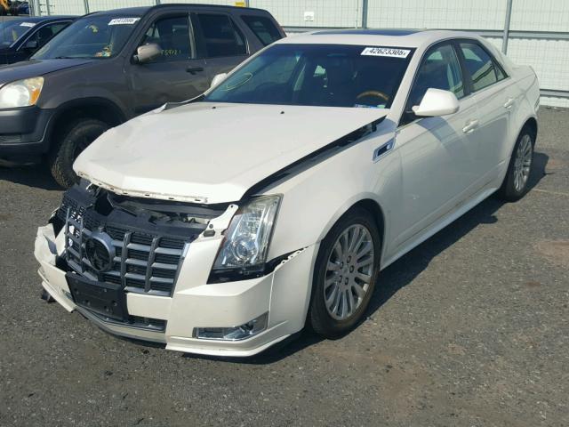 1G6DP5E34C0137219 - 2012 CADILLAC CTS PREMIU WHITE photo 2