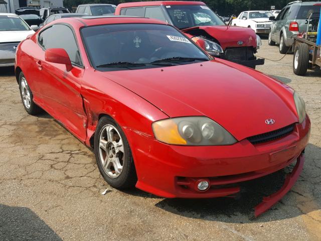 KMHHN65F43U102799 - 2003 HYUNDAI TIBURON GT RED photo 2