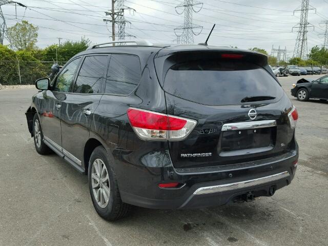 5N1AR2MN2FC610013 - 2015 NISSAN PATHFINDER BLACK photo 3