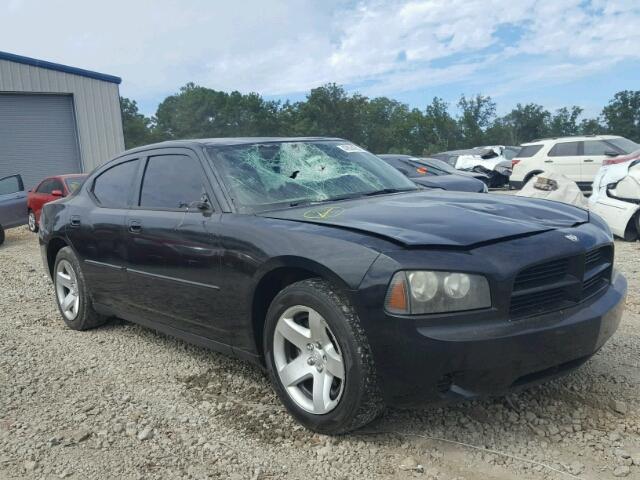 2B3KA43H07H877920 - 2007 DODGE CHARGER SE BLACK photo 1