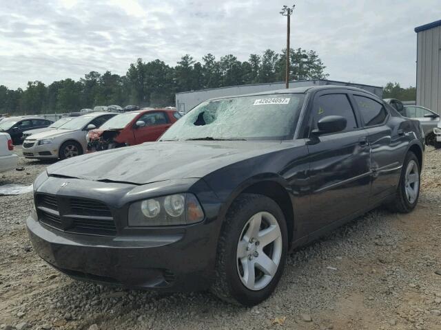 2B3KA43H07H877920 - 2007 DODGE CHARGER SE BLACK photo 2