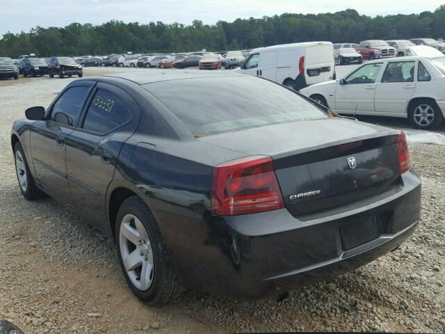 2B3KA43H07H877920 - 2007 DODGE CHARGER SE BLACK photo 3