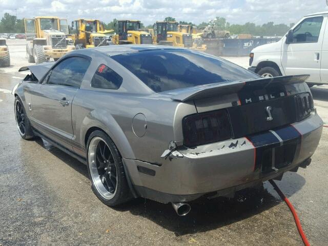 1ZVHT88S685164296 - 2008 FORD MUSTANG SH GRAY photo 3