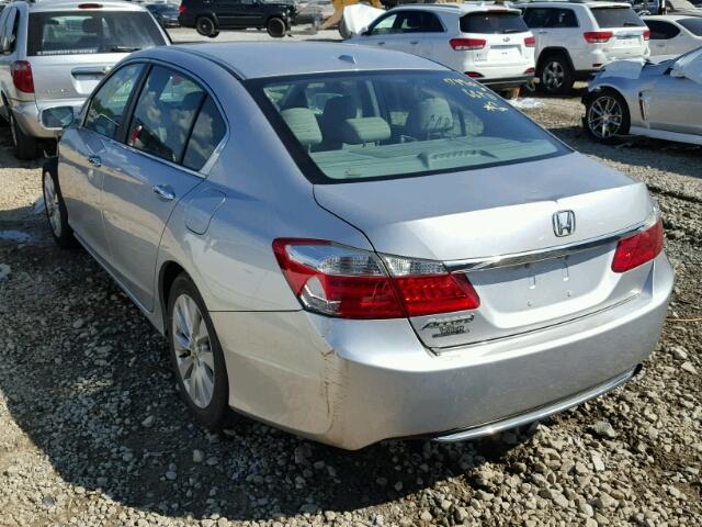 1HGCR2F83DA119285 - 2013 HONDA ACCORD EXL SILVER photo 3