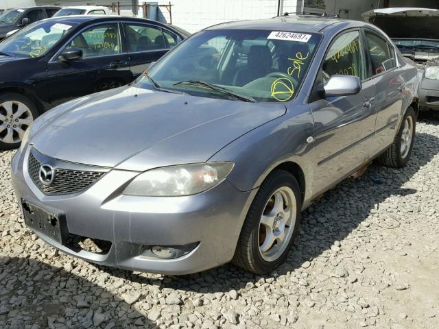 JM1BK32F051259417 - 2005 MAZDA 3 SILVER photo 2