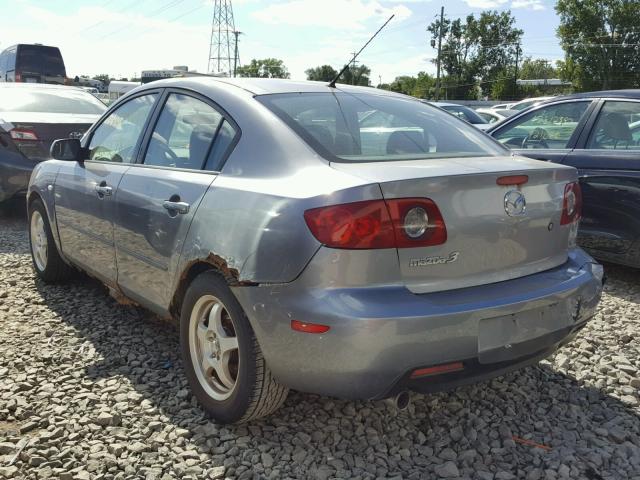 JM1BK32F051259417 - 2005 MAZDA 3 SILVER photo 3