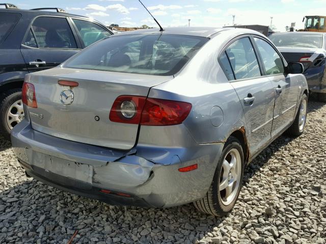 JM1BK32F051259417 - 2005 MAZDA 3 SILVER photo 4