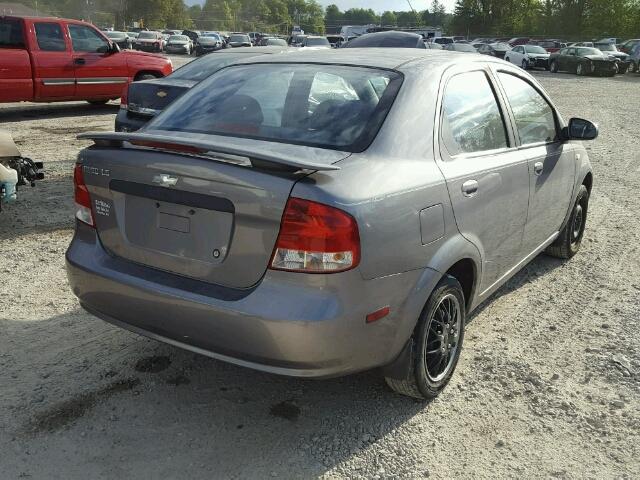 KL1TD56626B593861 - 2006 CHEVROLET AVEO BASE Boz foto 4