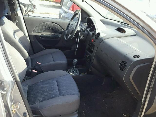 KL1TD56626B593861 - 2006 CHEVROLET AVEO BASE Boz foto 5