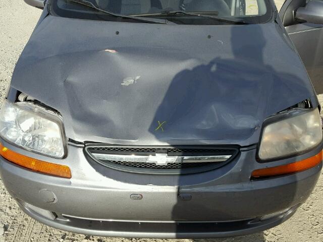 KL1TD56626B593861 - 2006 CHEVROLET AVEO BASE Boz foto 7