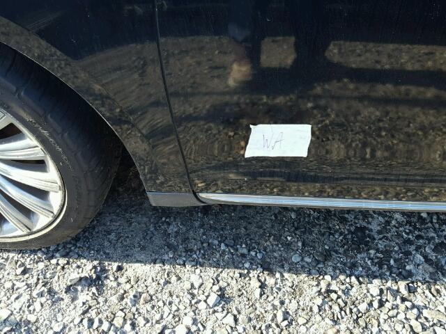 1LNHL9DK5DG607272 - 2013 LINCOLN MKS BLACK photo 9