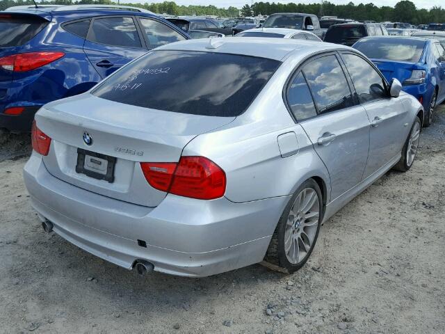 WBAPN7C51BF184068 - 2011 BMW 335 D SILVER photo 4